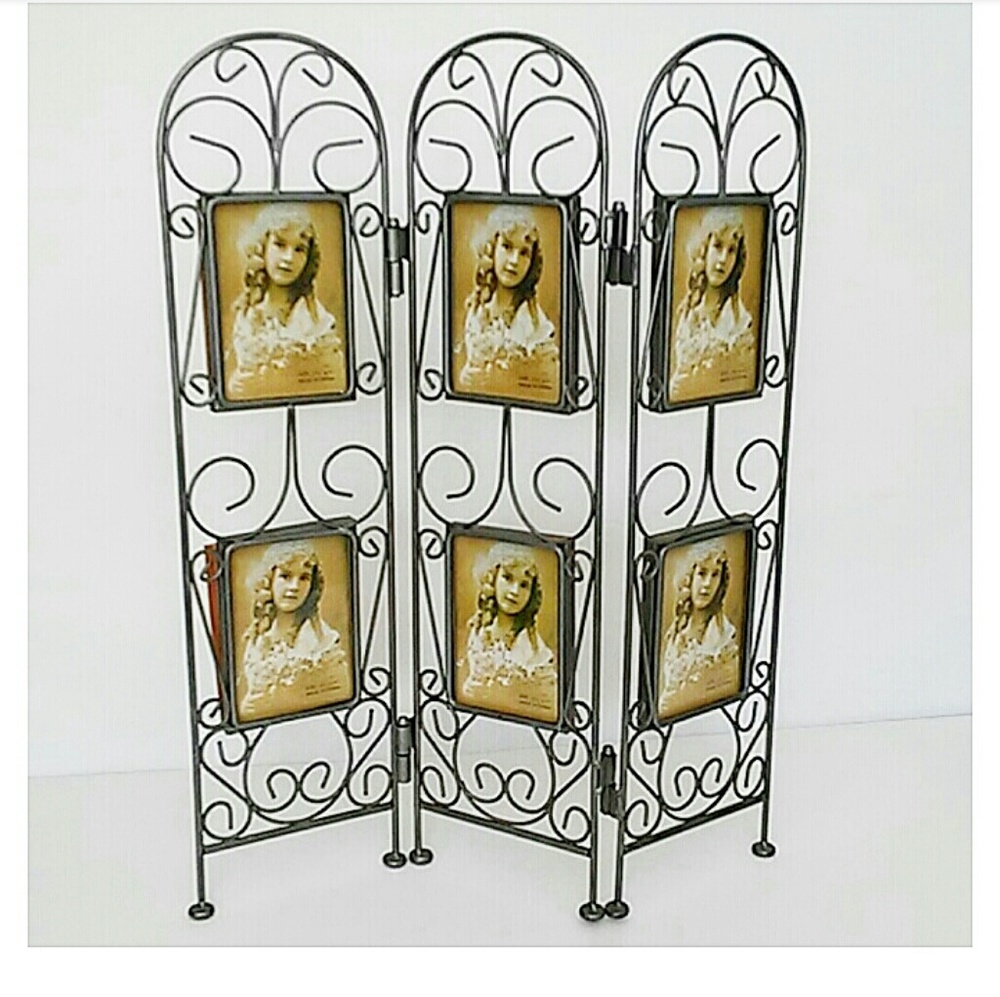 Gray Metal Picture Frame